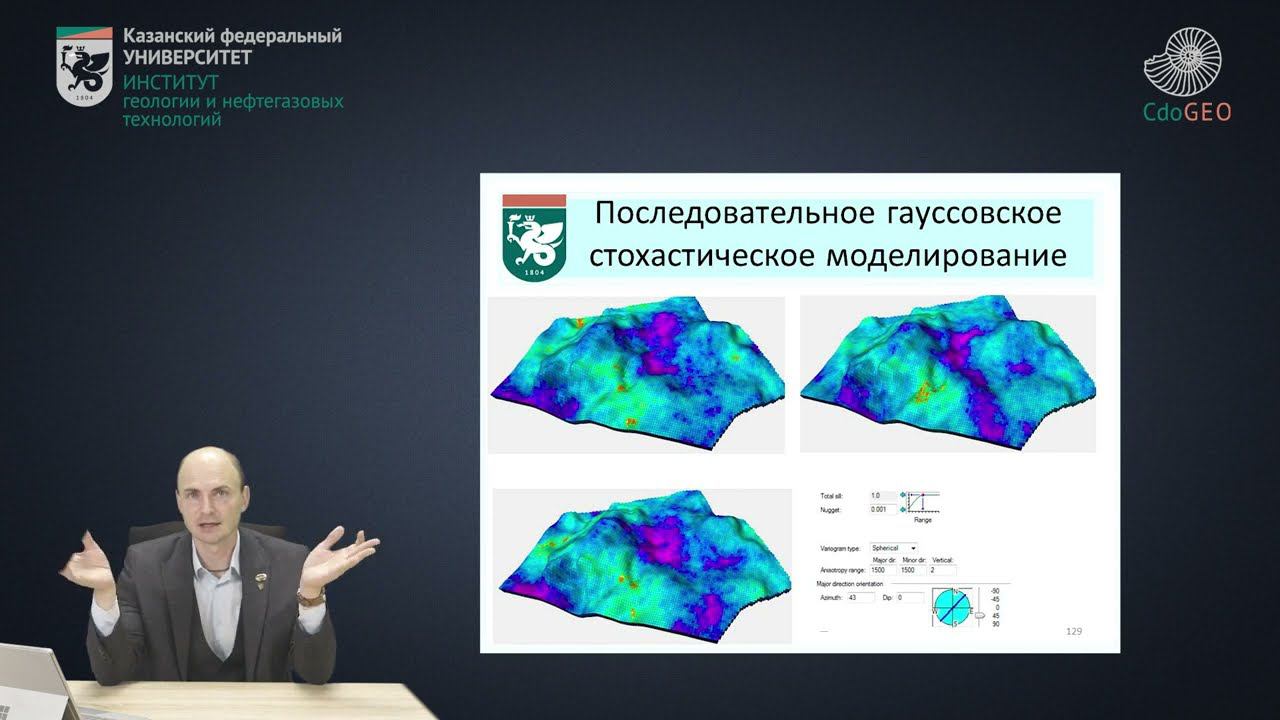 Стохастические методы интерполяции. Случайная Гауссова симуляция