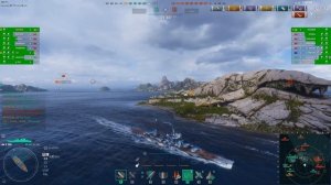Крейсер ZAO 269К Урона! Мир кораблей World of Warships