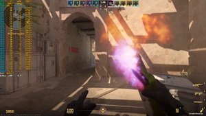 Counter-Strike 2 на Intel Xeon E5-2680 v4+GTX 1060 6Gb.