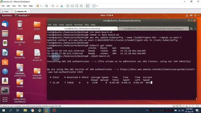 Effortless AWS Elastic Kubernetes Service Dashboard | Single-Command Guide #kubernetes #aws #devops смотреть онлайн