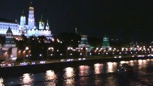 Кремль, вода́. Москва́-река́. Moscow. Kreml, H2O - water