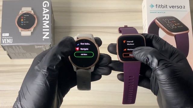 Garmin Venu Rose Gold VS Fitbit Versa 2 | Comparison & Features
