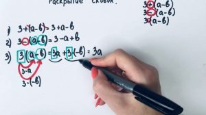 Раскрытие скобок. Преобразование буквенных выражений