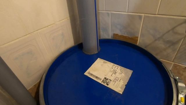 Септик из бочки своими руками в гараже. С био бактериями. смотреть онлайн