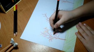 Рисуем восковыми мелками - часть 1
