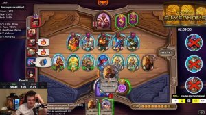 SilverName. БАГНУЛА КАРТА. 1 ХП НА 11 ХОД. Сильвернейм Hearthstone