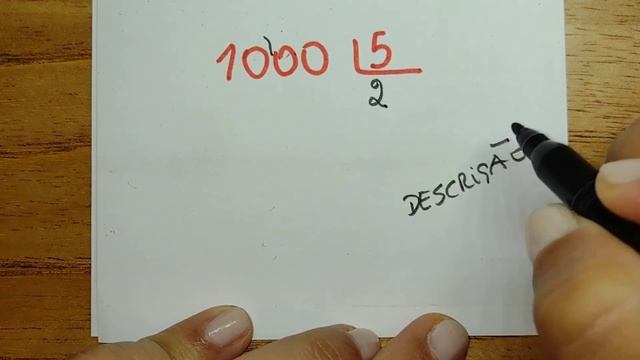 1000/5 - 1000 dividido por 5 - 1000:5 . Divisão passo a passo. Aula de divisão. смотреть онлайн