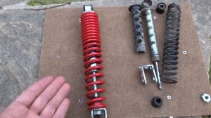 Китайский амортизатор 280 мм на Honda Zoomer. Часть 1