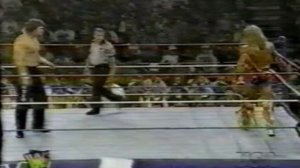 Ultimate Warrior vs Isaac Yankem D.D.S (aka Kane) (WWF Raw)