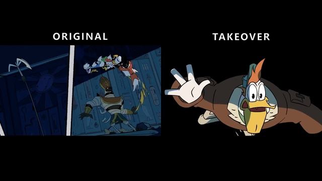 Launchpad Theme Song Takeover Side by Side | DuckTales | Disney Channel