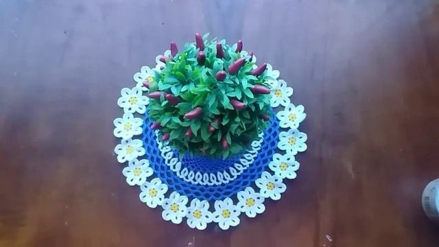 Вязаные салфетки крючком//Салфетки с цветами//
