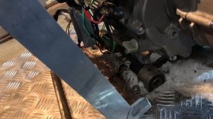 Фара для мотособики (мотобуксировщика), тест, ночная езда.