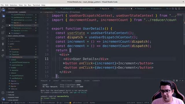 Context Module Pattern |Provider Pattern |React Design Pattern User Details Task |Hindi |Anuj Singl
