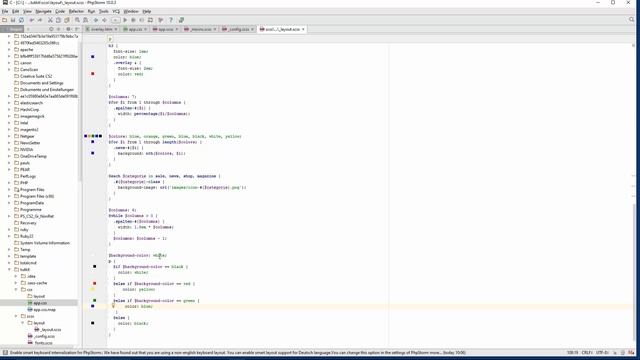 Sass Tutorial: Modernes CSS mit Sass - Fallentscheidungen mit if und else смотреть онлайн