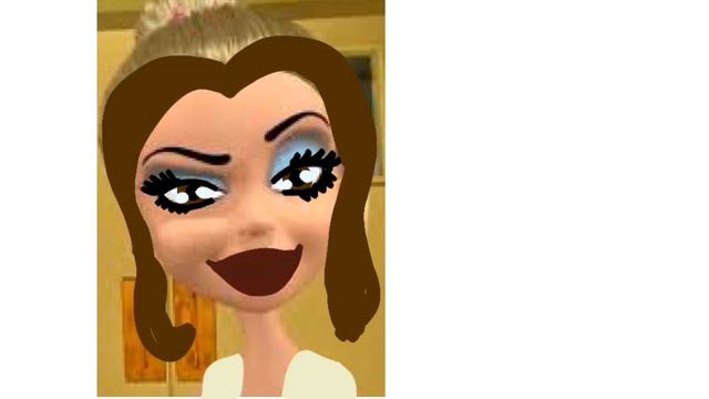 Me drawing myself as Bratz character