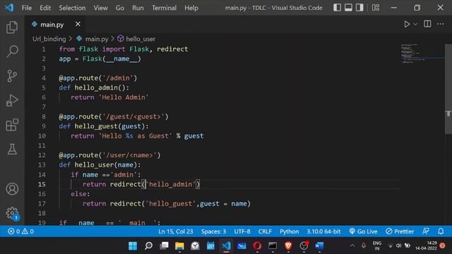 TypeError: redirect() got an unexpected keyword argument | Flask | Python смотреть онлайн