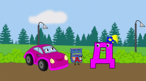 Буква Д. Учим алфавит с машинкой Тосей. Учим буквы.Развивающие мультики для детей.