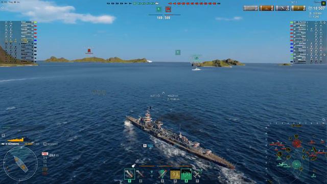 World of Warships | вот такой вот рандом в песке...