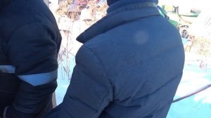 Отогрев и откачка уличного туалета зимой.