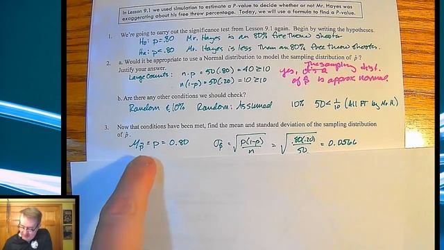 Tests About a Proportion, Part 1 | Yet More about Free Throws! - AP Stats via StatsMedic Stats Medi смотреть онлайн
