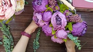 №101? Интерьерная композиция из тканевых пионов ? декор для дома ? DIY? Мастерская Альфии ?