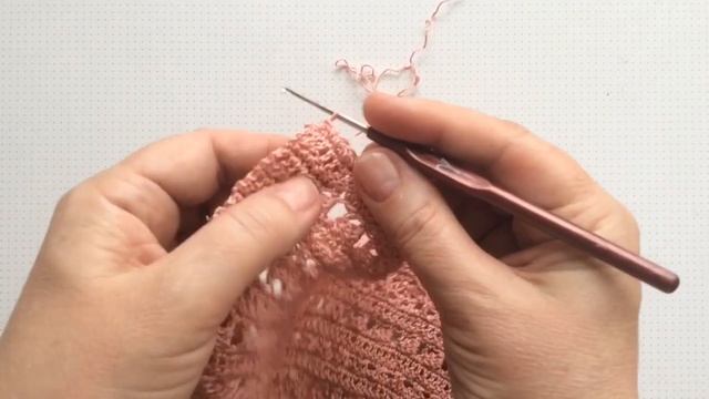 Летняя кофточка (крючком). Мастер класс. Часть 2