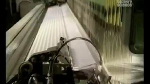 Как делают ткань. ИНТЕРЕСНО! СМОТРИМ!