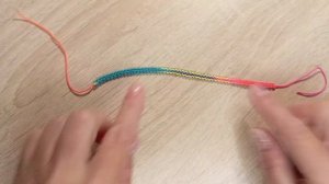 ?•БРАСЛЕТ В ТЕХНИКЕ МАКРАМЕ•?•ИЗ НЕЙЛОНОВЫХ НИТОК•?