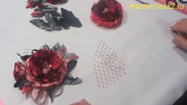 Цветы из ткани. Комплект Зимняя вишня - часть 11 смотреть онлайн