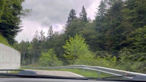 Итальянские Альпы. Подъем на 1070 метров. Дорога серпантин