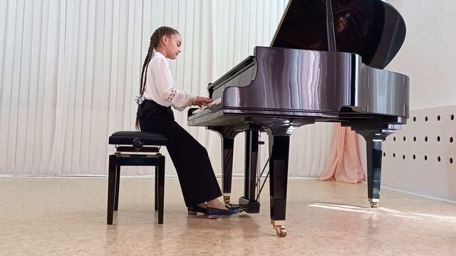 Вдовина Виктория- 1. Л.Бетховен-Соната G-Dur 1ч. 2.А.Лепин- Полька. смотреть онлайн