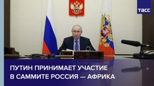 Путин принимает участие в саммите Россия — Африка