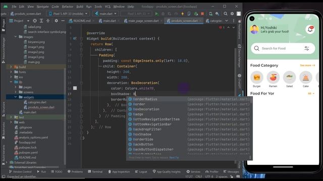 Ecommerce App in flutter | Food delivery app | Flutter Firebase App | Flutter tutorial for beginner