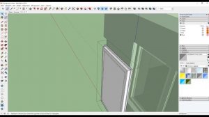 Рисуем квартиру в SketchUp. Выпуск №2.  "Рисуем окна"