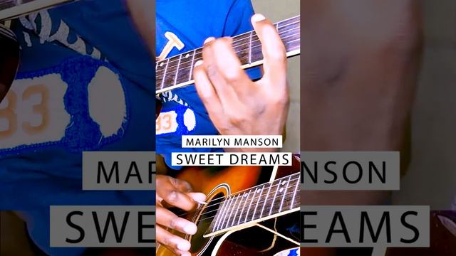 Marilyn Manson Sweet Dreams (Are Made of This) Guitar Cover Riff