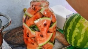 ВКУСНО! СОХРАНЯЮ ? АРБУЗЫ НА НОВЫЙ ГОД, БЕЗ УКСУСА И БЕЗ СТЕРИЛИЗАЦИИ, Маринованные АРБУЗЫ на зиму