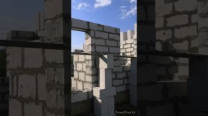 Строительство дома из блоков bonolit 600*400*250