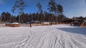 Ohta Park Ski Resort in Saint Petersburg. Горнолыжный курорт "Охта парк" в Санкт-Петербурге.