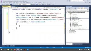 Asp.net C# Tutorial 17 - How to Insert and Retrieve data from MongoDB Database using ASP.NET C#