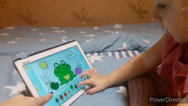 Учим цифры. Картина по номерам. Развивающие занятия на планшете №1