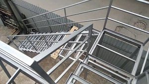Лестница из уголка и трубы Иркутск