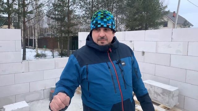 Не экономьте на проектах! Зимнее строительство одноэтажного дома из газобетона, внутренний план.