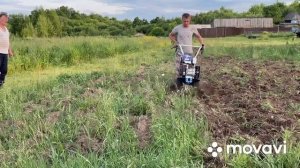 Культивация мотоблоком Нева