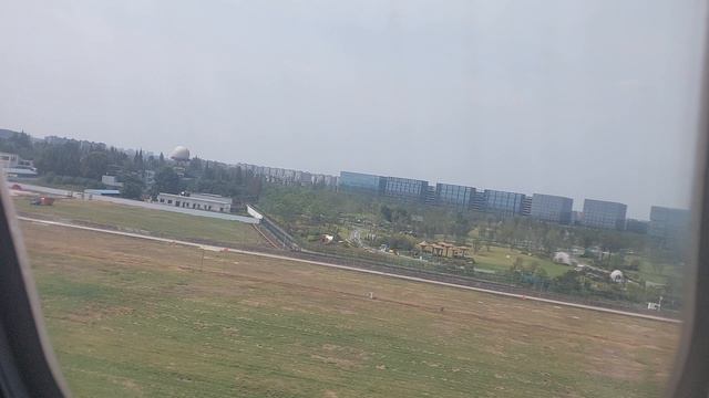 Вылет из Ченду, А330-300, China Southern Airlines