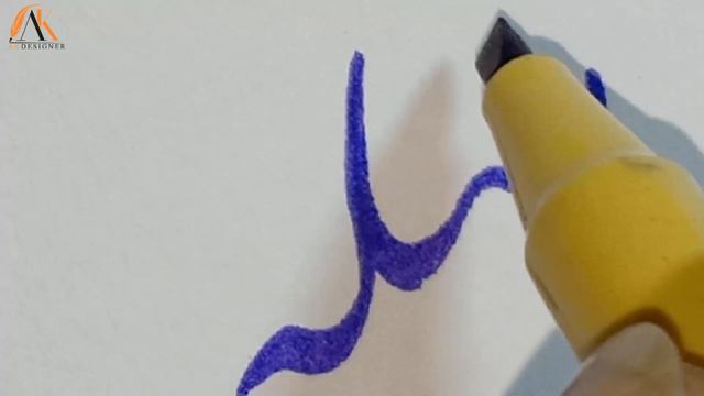 Urdu Calligraphy Practice | Paper Presentation | Cut  Marker use 605 | Urdu Writing
