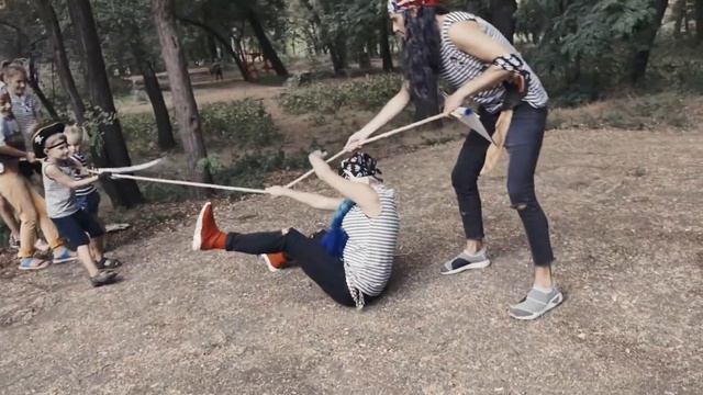 Аниматоры в Одессе. Пиратский квест. тел. 0675193262 Студия детских праздников Феличиташка. смотреть онлайн