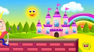 Humpty Dumpty Sat on a Wall Nursery Rhyme with lyrics in English | Kids Songs and Poem