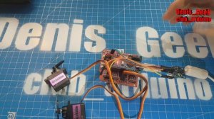 Стабилизатор для камеры на Ардуино и сервоприводах + акселерометр гироскоп MPU6050 Gy521