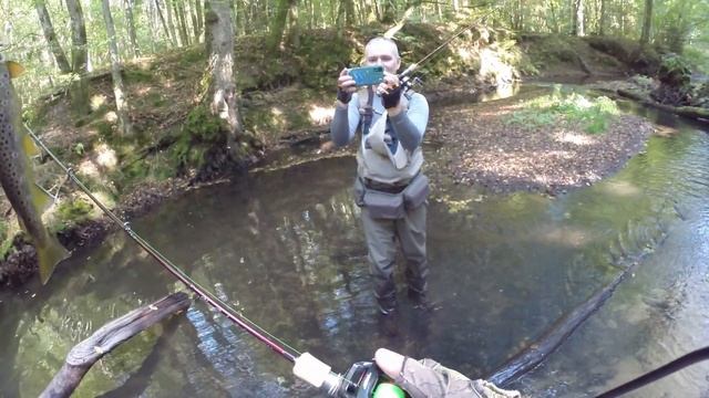 Прогулка по ручью с Daiwa SilverCreek Glass Progressive 46 LB-G. смотреть онлайн