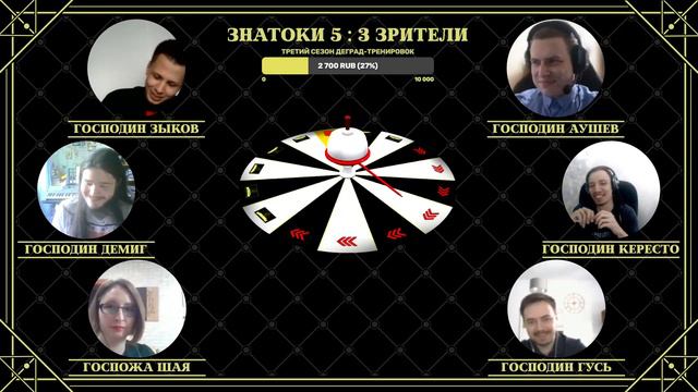 Весенняя серия 2023. Игра 5. Команда Господина Зыкова